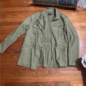 Max Jeans Green Military Field Jacket